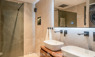 Contemporary renovated townhouse with golf and sea views for sale on the New Golden Mile, Marbella - Estepona 804926 