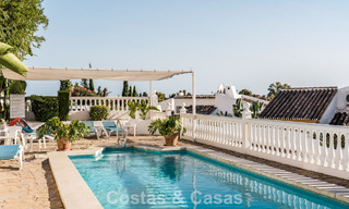 Contemporary renovated townhouse with golf and sea views for sale on the New Golden Mile, Marbella - Estepona 804928 