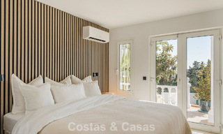 Contemporary renovated townhouse with golf and sea views for sale on the New Golden Mile, Marbella - Estepona 804929 