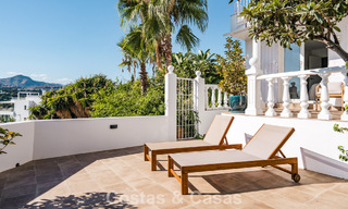 Contemporary renovated townhouse with golf and sea views for sale on the New Golden Mile, Marbella - Estepona 804936 