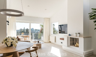 Contemporary renovated townhouse with golf and sea views for sale on the New Golden Mile, Marbella - Estepona 804941 