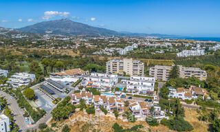 Contemporary renovated townhouse with golf and sea views for sale on the New Golden Mile, Marbella - Estepona 804942 