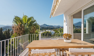 Contemporary renovated townhouse with golf and sea views for sale on the New Golden Mile, Marbella - Estepona 804948 