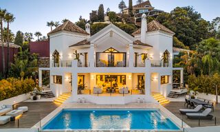 Modern mediterranean, new luxury villa for sale in an exclusive gated community in Marbella - Benahavís 805167 