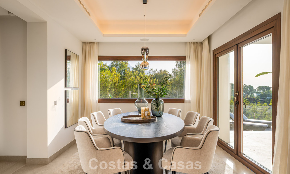 Modern mediterranean, new luxury villa for sale in an exclusive gated community in Marbella - Benahavís 805171