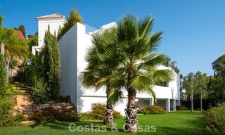 Modern mediterranean, new luxury villa for sale in an exclusive gated community in Marbella - Benahavís 805177 