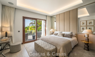 Modern mediterranean, new luxury villa for sale in an exclusive gated community in Marbella - Benahavís 805186 