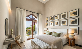 Modern mediterranean, new luxury villa for sale in an exclusive gated community in Marbella - Benahavís 805187 