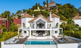 Modern mediterranean, new luxury villa for sale in an exclusive gated community in Marbella - Benahavís 805190 