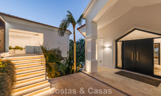 Modern mediterranean, new luxury villa for sale in an exclusive gated community in Marbella - Benahavís 805194 