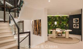 Modern mediterranean, new luxury villa for sale in an exclusive gated community in Marbella - Benahavís 805197 