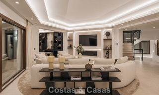 Modern mediterranean, new luxury villa for sale in an exclusive gated community in Marbella - Benahavís 805198 