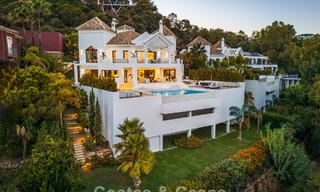 Modern mediterranean, new luxury villa for sale in an exclusive gated community in Marbella - Benahavís 805201 
