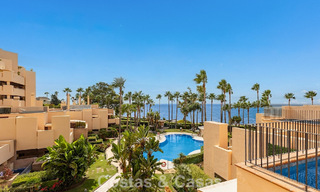 Modern penthouse for sale in a frontline beach complex on the New Golden Mile between Marbella and Estepona 805399 