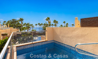 Modern penthouse for sale in a frontline beach complex on the New Golden Mile between Marbella and Estepona 805400 