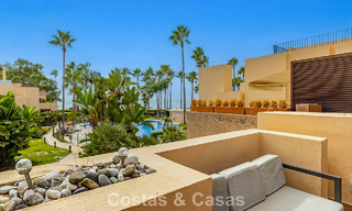 Modern penthouse for sale in a frontline beach complex on the New Golden Mile between Marbella and Estepona 805401 