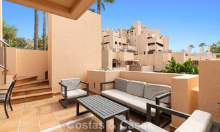 Modern penthouse for sale in a frontline beach complex on the New Golden Mile between Marbella and Estepona 805403 