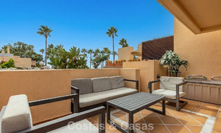 Modern penthouse for sale in a frontline beach complex on the New Golden Mile between Marbella and Estepona 805404 