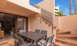 Modern penthouse for sale in a frontline beach complex on the New Golden Mile between Marbella and Estepona 805407 