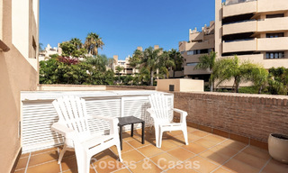 Modern penthouse for sale in a frontline beach complex on the New Golden Mile between Marbella and Estepona 805408 
