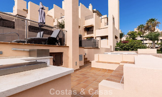 Modern penthouse for sale in a frontline beach complex on the New Golden Mile between Marbella and Estepona 805410 