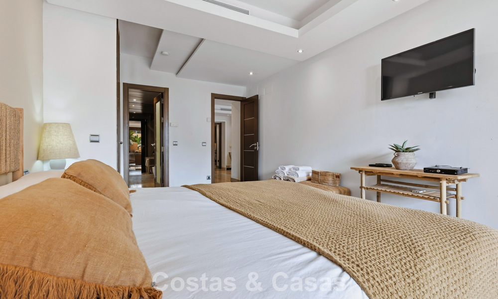 Modern penthouse for sale in a frontline beach complex on the New Golden Mile between Marbella and Estepona 805416