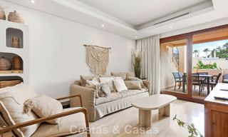 Modern penthouse for sale in a frontline beach complex on the New Golden Mile between Marbella and Estepona 805438 
