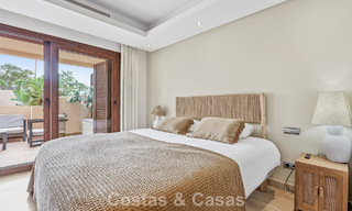 Modern penthouse for sale in a frontline beach complex on the New Golden Mile between Marbella and Estepona 805442 