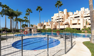 Modern penthouse for sale in a frontline beach complex on the New Golden Mile between Marbella and Estepona 805448 