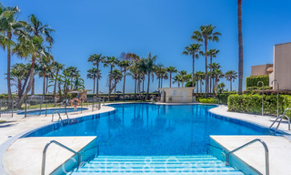 Modern penthouse for sale in a frontline beach complex on the New Golden Mile between Marbella and Estepona 805456 