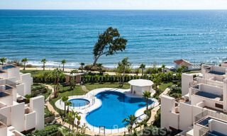 Modern penthouse for sale in a frontline beach complex on the New Golden Mile between Marbella and Estepona 805463 
