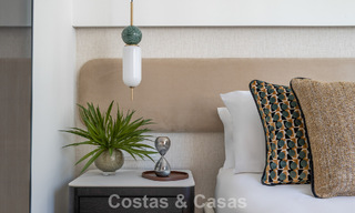 Prestigious penthouse with exceptional terrace for sale in a beachfront complex on the New Golden Mile, Marbella - Estepona 805112 