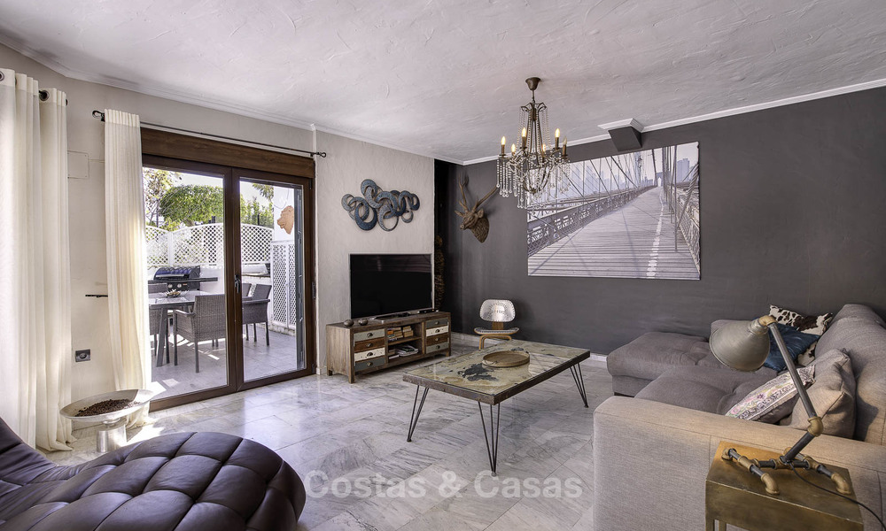 Apartments for sale in a frontline beach complex in Elviria, East Marbella 805163
