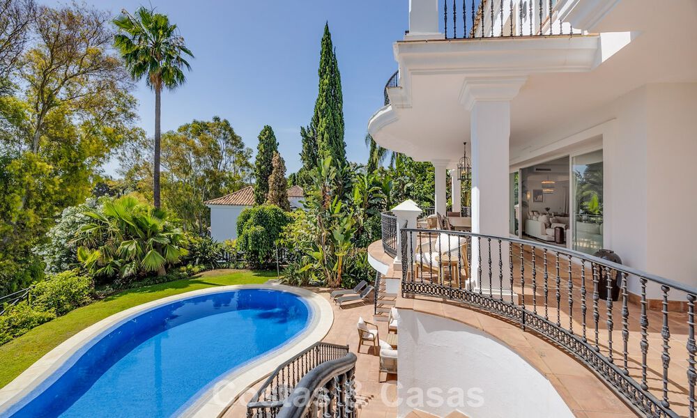 Grand Mediterranean luxury villa for sale on the golf course in La Quinta, Marbella - Benahavís 805545