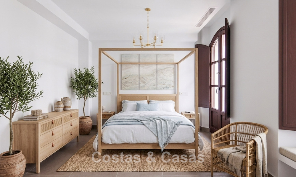 5 exclusive townhouses for sale in the charming old town of Estepona 805639