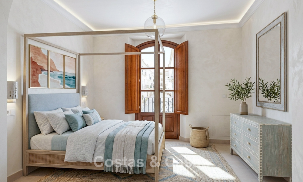 5 exclusive townhouses for sale in the charming old town of Estepona 805640