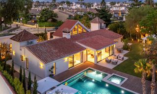 Luxurious single-storey villa with heated swimming pool for sale, beachside near Puerto Banús and San Pedro, Marbella 805794 