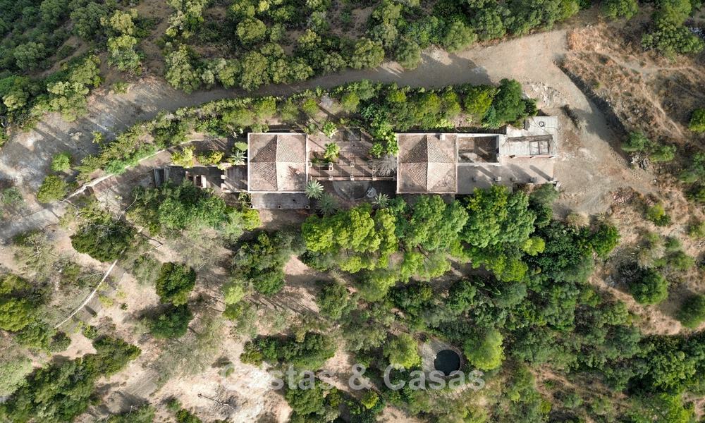 Luxury total renovation project with private peninsula and panoramic lake views in Istán, Marbella 805842