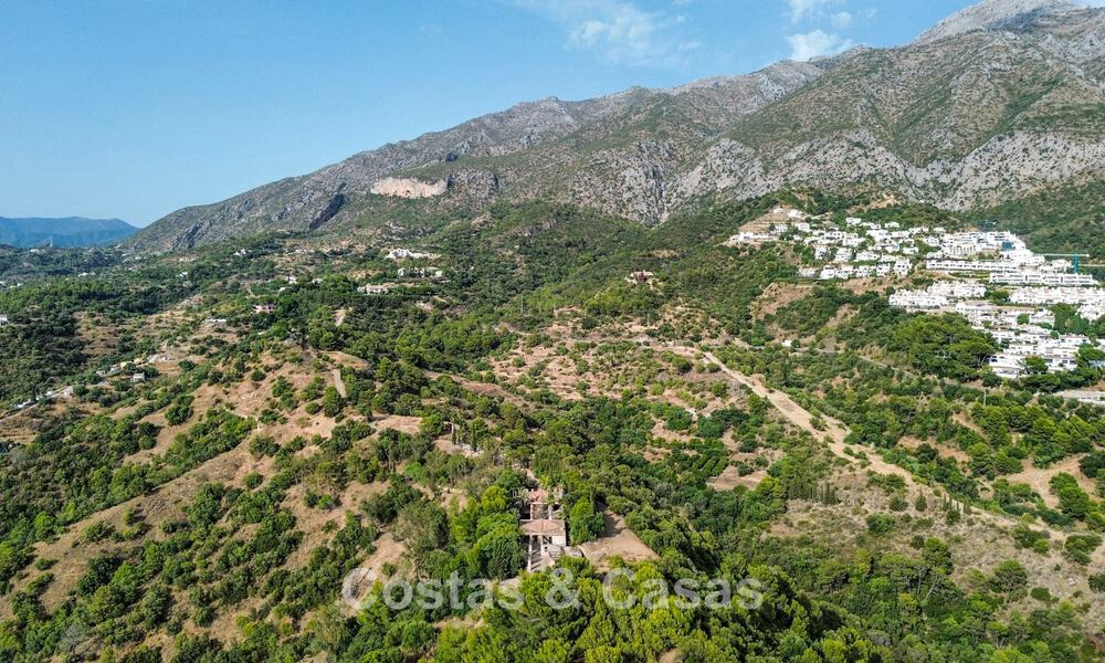 Luxury total renovation project with private peninsula and panoramic lake views in Istán, Marbella 805845