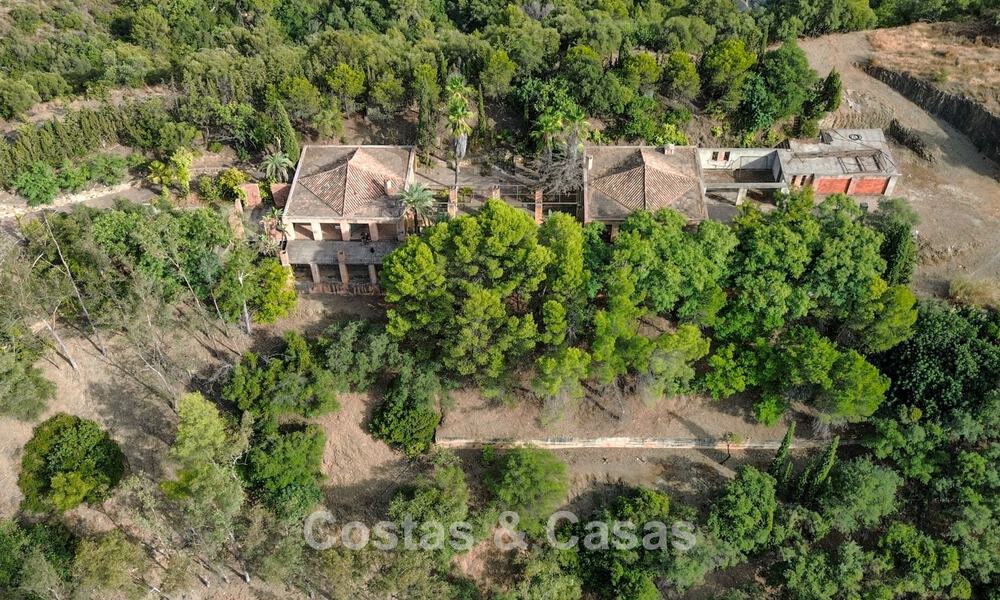 Luxury total renovation project with private peninsula and panoramic lake views in Istán, Marbella 805847