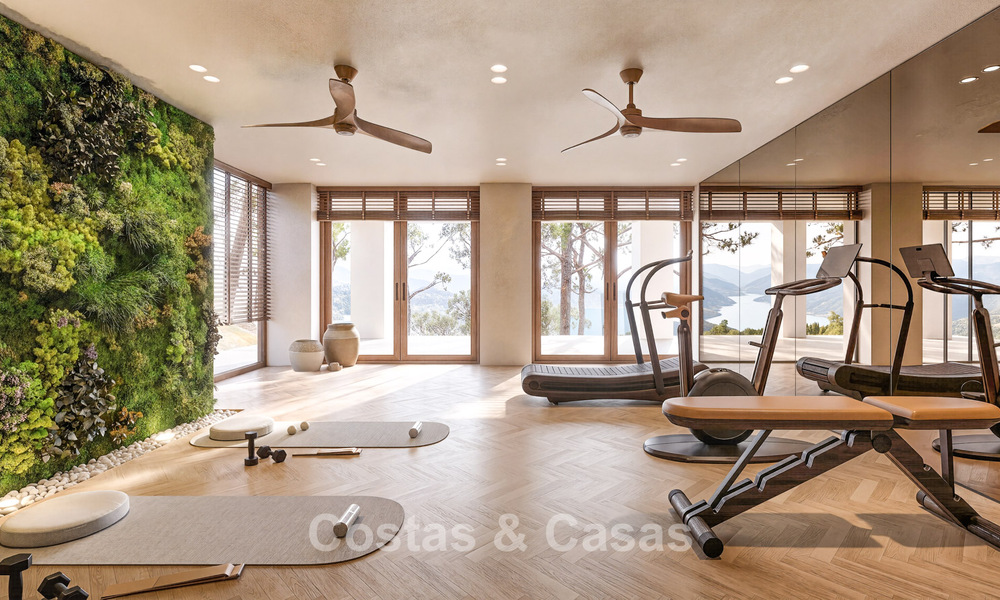 Luxury total renovation project with private peninsula and panoramic lake views in Istán, Marbella 805851