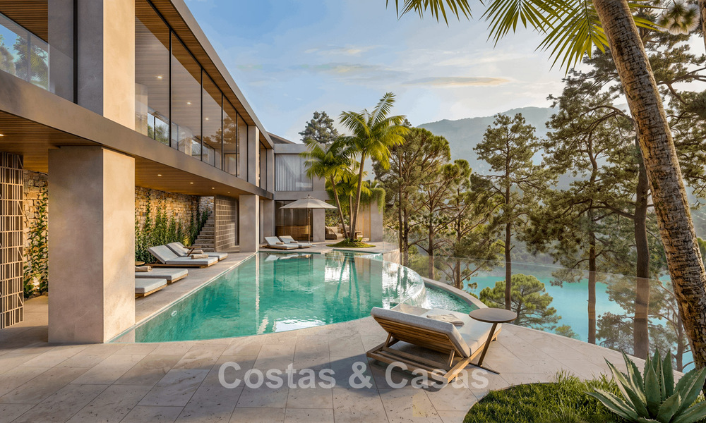 Luxury total renovation project with private peninsula and panoramic lake views in Istán, Marbella 805855