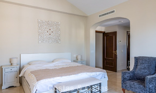Spacious Andalusian villa with sea views for sale in El Rosario, East Marbella 805962 