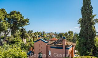 Spacious Andalusian villa with sea views for sale in El Rosario, East Marbella 805969 
