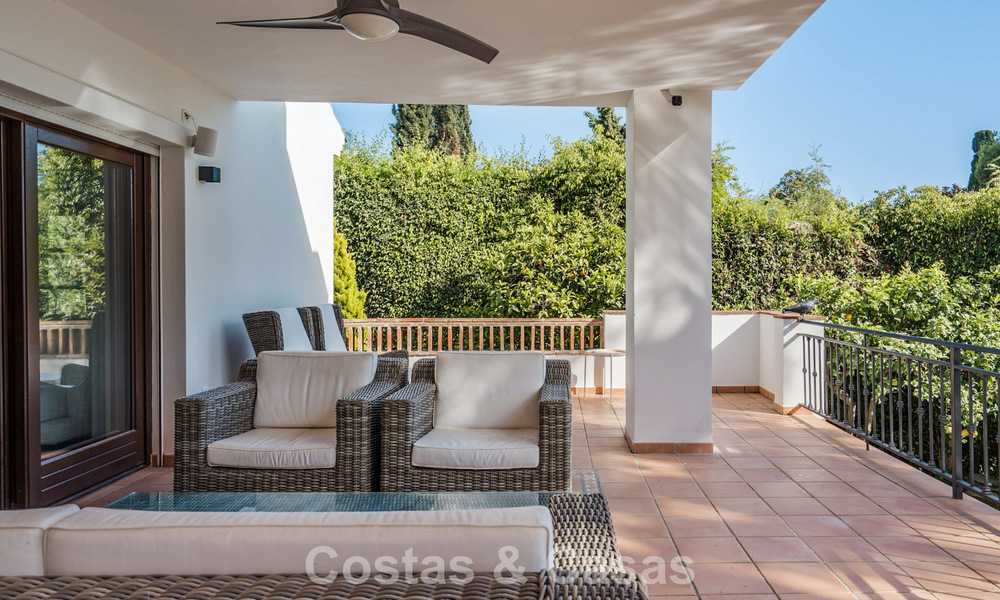 Spacious Andalusian villa with sea views for sale in El Rosario, East Marbella 805976