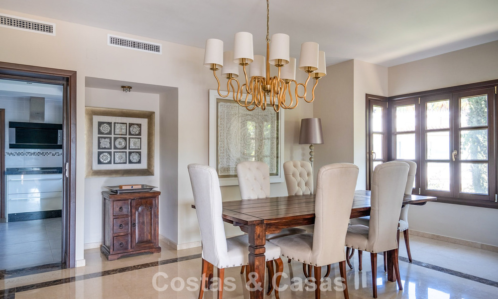 Spacious Andalusian villa with sea views for sale in El Rosario, East Marbella 805980