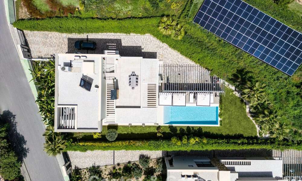 Luxury modern villa with sea views for sale in Nueva Andalucia’s Golf Valley, Marbella 806053