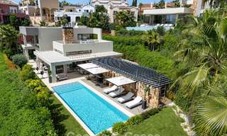 Luxury modern villa with sea views for sale in Nueva Andalucia’s Golf Valley, Marbella 806054 