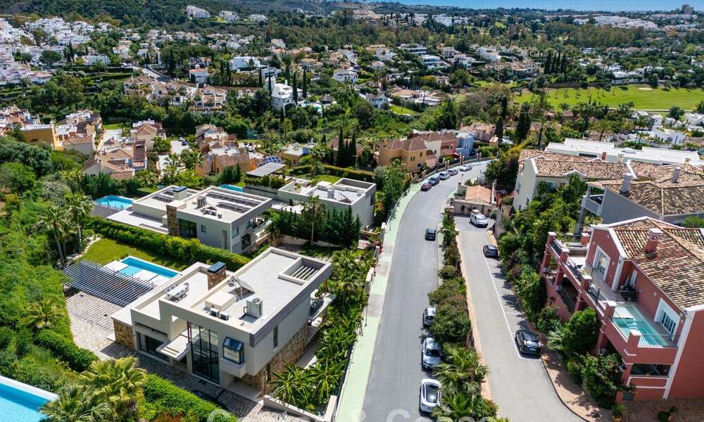 Luxury modern villa with sea views for sale in Nueva Andalucia’s Golf Valley, Marbella 806056