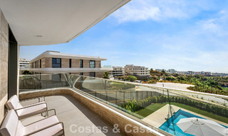 New duplex apartment with panoramic sea views for sale on the New Golden Mile between Marbella and Estepona 806112 